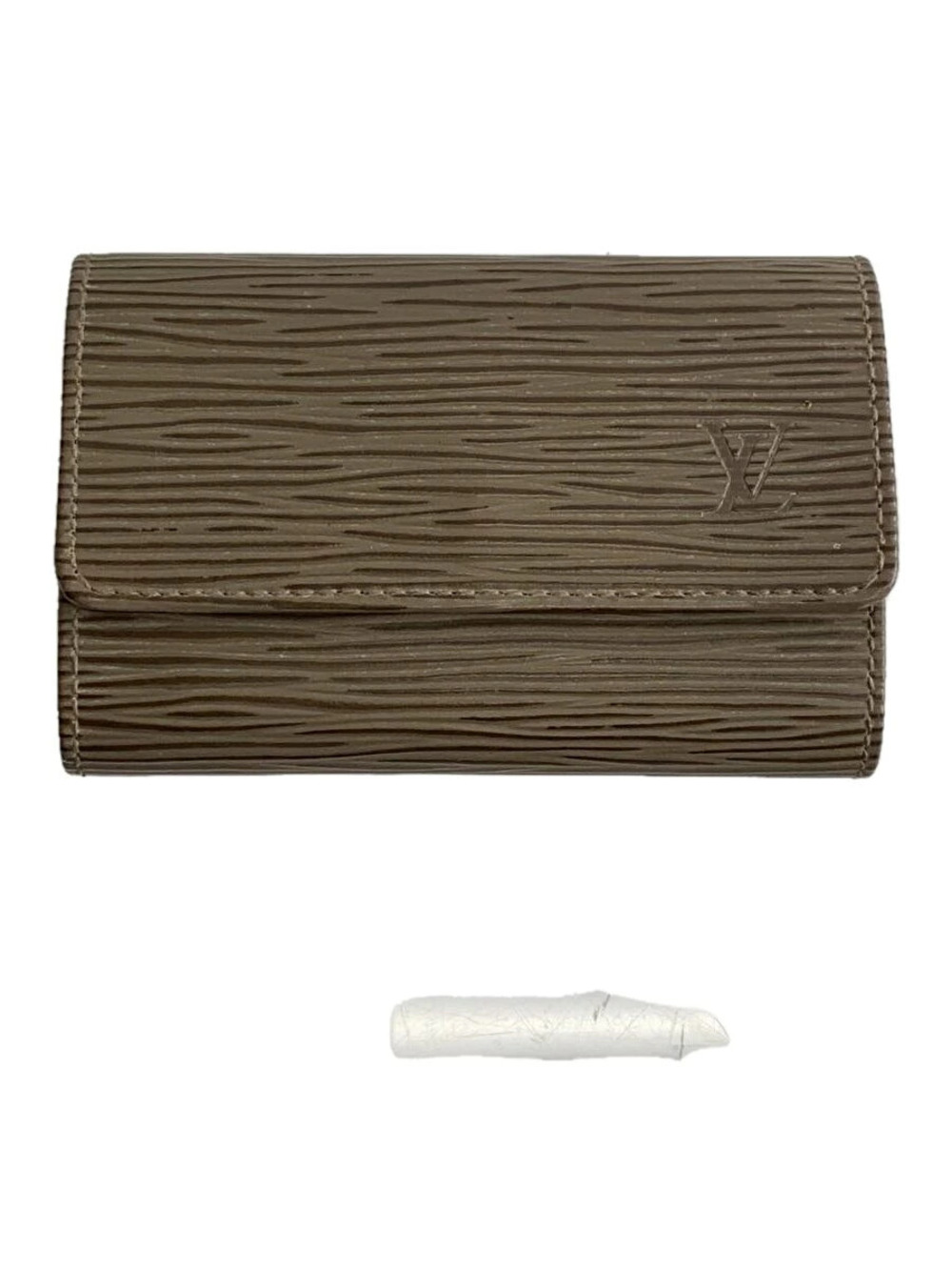 LOUIS VUITTON Multicles Epi Leather White Gray